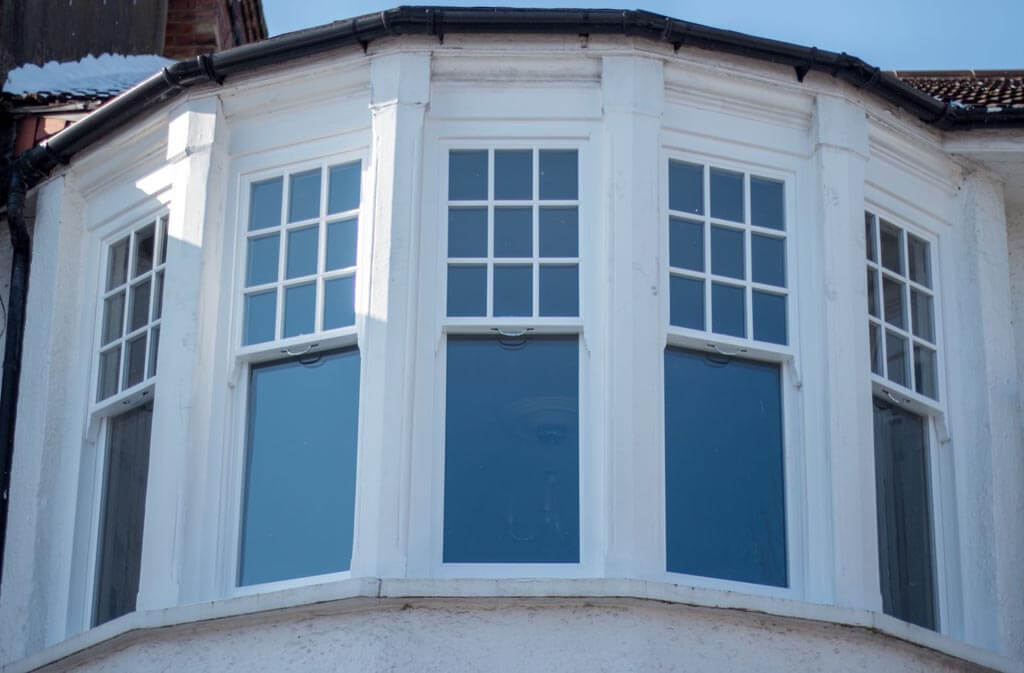 5 part bay external sash windows